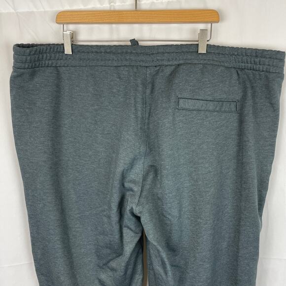 Adidas Essential Cotton Fleece Jogger Pant Dark Charcoal Gray HE2610 Size 2XL - Picture 6 of 9